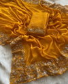 Kritika Crush Silk With Fancy Sequence Embrodery Work Saree Wholesalers In Delhi